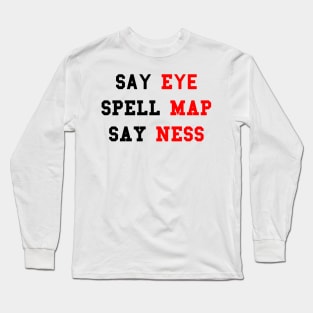 Eye Map Ness Long Sleeve T-Shirt